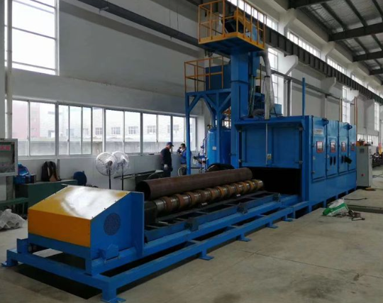 贵阳喷砂机在管道除锈中的现场施工应用