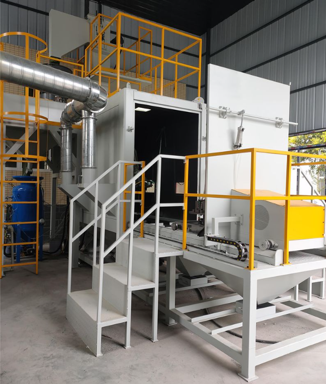 贵阳全自动喷砂机 实现无人化高效生产