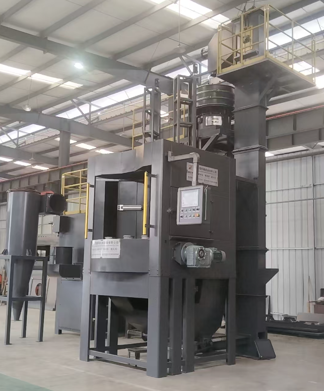 贵阳转盘式喷砂机 提升圆形工件处理效率