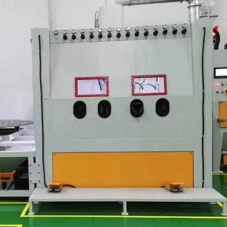 贵阳高效生产，从箱体手动喷砂机开始，提升零部件质量